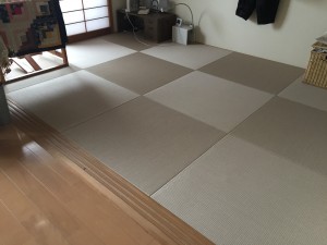 灰桜色カラー畳　（フローリング畳2）