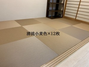 今日の仕事　豊島区　清流小麦色2　一日で施工可能